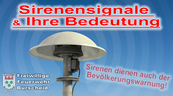 Sirenensignale & ihre Bedeutung