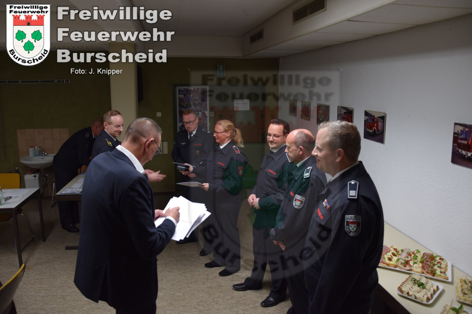 Ehrung für 25 Jahre Dienst in der Feuerwehr