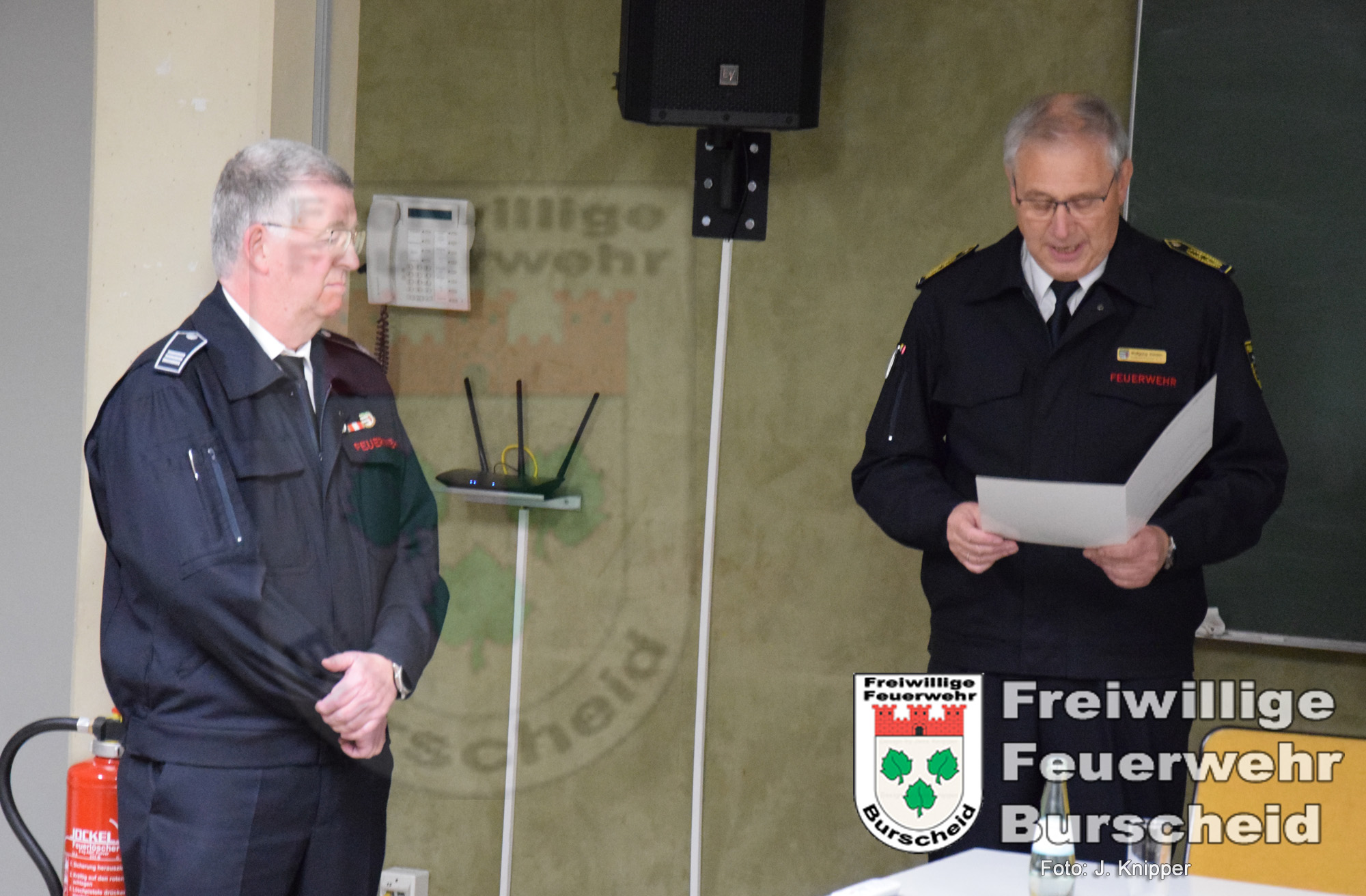 Achim Lütz erhält die Ehrennadel der Sonderstufe 