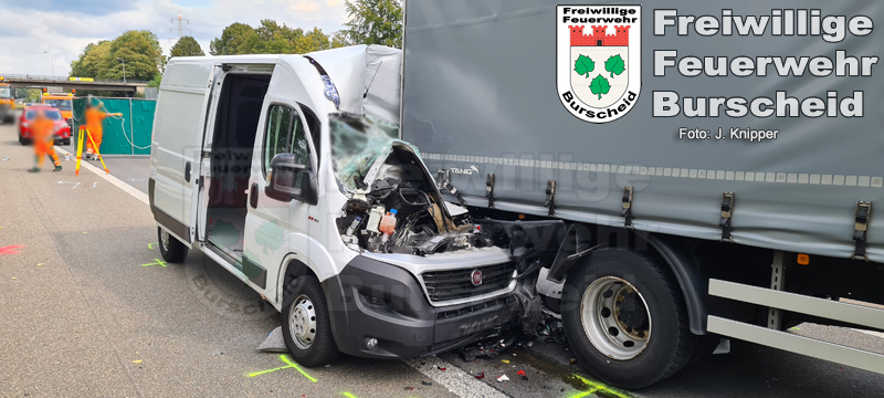 Tödlicher Verkehrsunfall am 01. September auf der A1 bei Burscheid