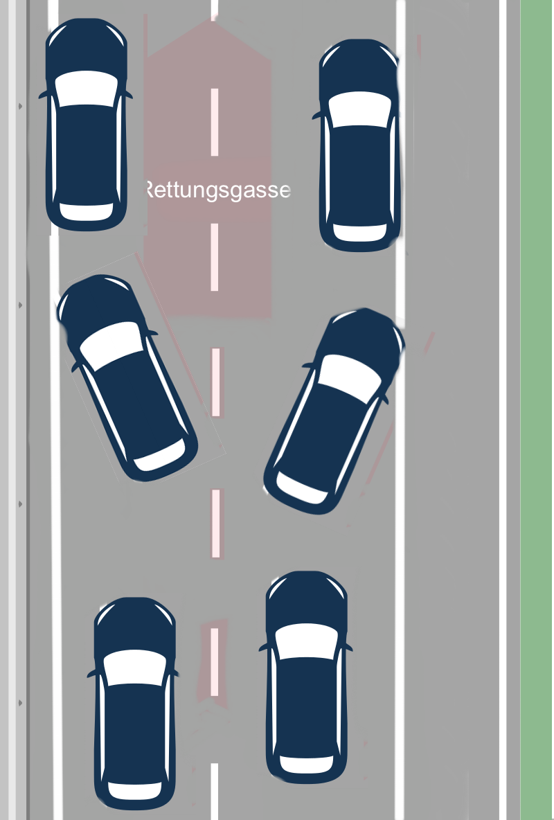 Rettungsgasse